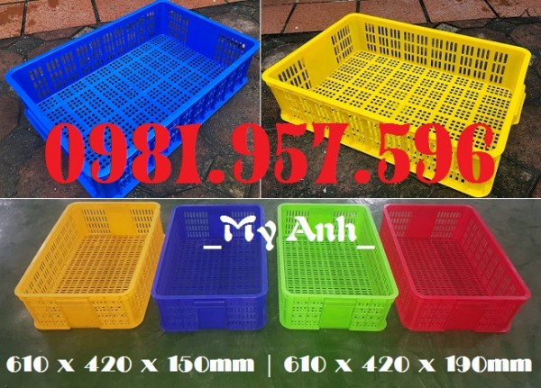 Sọt nhựa công nghiệp đựng: trái cây, rau củ, bánh kẹo, thực phẩm