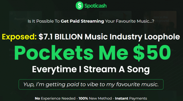 SpotiCash Review – 88VIP 2,000 Bonuses $1,153,856 + OTO 1,2,3,4,5,6,7,8,9 Link Here
