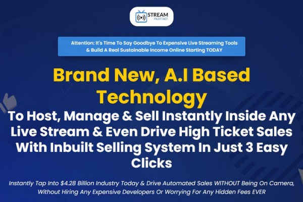 StreamPilot OTO – 88VIP 2,000 Bonuses $1,153,856 + OTO 1,2,3,4,5,6,7,8 Link Here