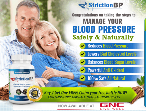 Striction BP: Is a Natural Solution For Blood Pressure!