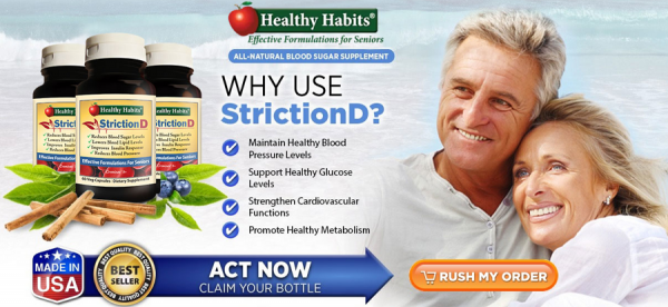StrictionD Reviews (United Kingdom) Maintain Healthy Blood Pressure Levels And Glucose Levels!