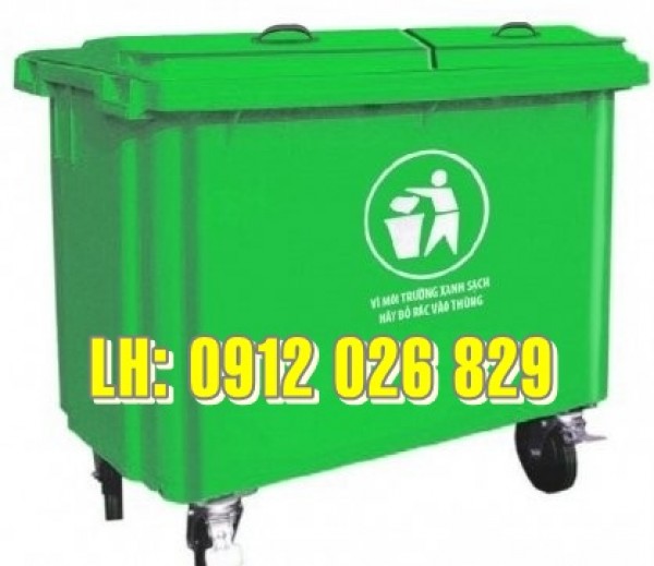 Sử dụng xe đẩy rác 660 lít cho “đúng cách” và đạt hiệu quả vệ sinh cao