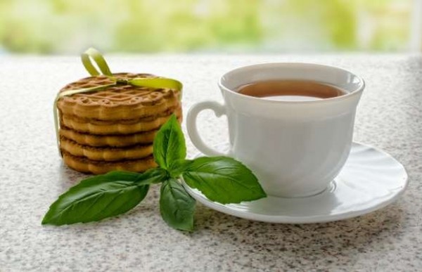 Sự kết hợp đầy lợi ích của húng quế và trà xanh