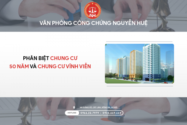 Sự khác nhau giữa chung cư 50 năm và chung cư vĩnh viễn?