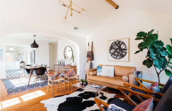 Sự mới mẻ của căn hộ chữ L nhờ cách bài trí tài tình