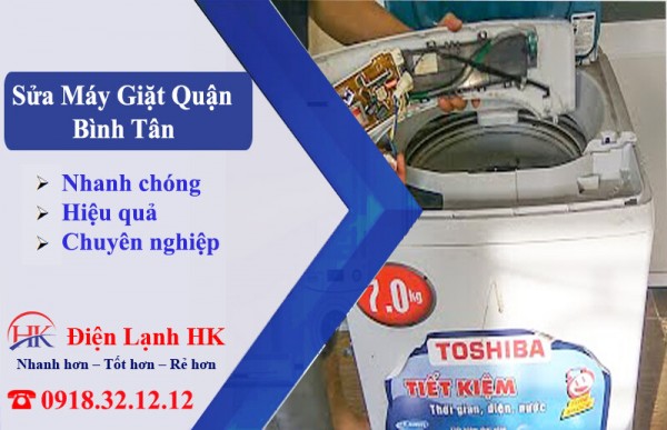 Sửa Máy Giặt Quận Bình Tân Giá Rẻ Chất Lượng Số 1 TPHCM