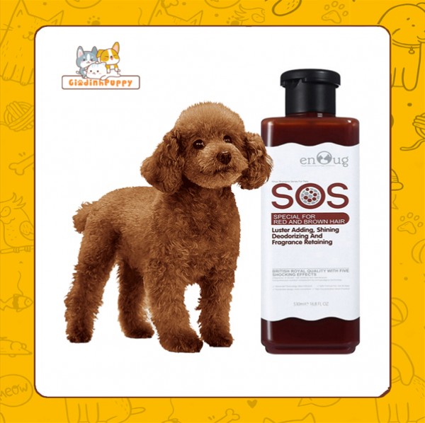 Sữa Tắm SOS Nâu Đỏ – Sữa Tắm Cho Chó Poodle Nâu