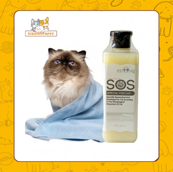Sữa Tắm SOS Trắng – Sữa Tắm Dành Cho Mèo