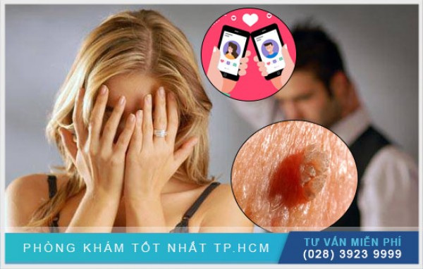 Sùi mào gà qua app hẹn hò 