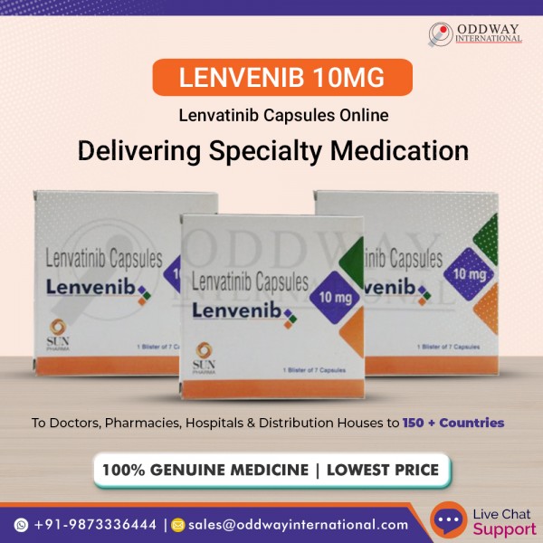 Sun Pharmaceuticals Lenvenib 10mg Capsule với giá thấp nhất