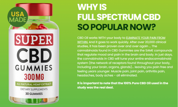 super cbd gummies 300 mg Best price and scam
