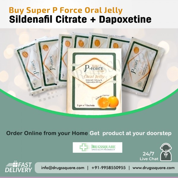 Super P Force | Sildenafil Citrate và Dapoxetine Oral Jelly