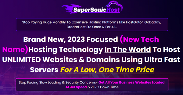 SuperSonicHost OTO 1 to 8 OTOs Bundle Coupon + 88VIP 2,000 Bonuses Upsell