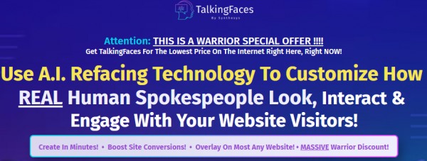 TalkingFaces OTO – ⚠️ Full Upsell Details + 5,000 Bonus + Login App
