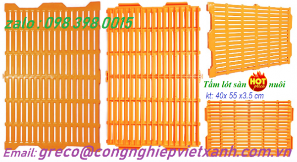 Tấm Lót Sàn Nhựa Chuồng Heo, Chuồng Chó, Siêu Bền