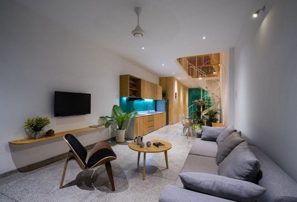 Tận dụng những khoảng tường trống tạo điểm nhấn cho căn nhà