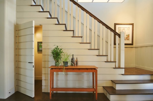 Tạo phòng phụ ở gầm cầu thang tăng khả năng lưu trữ