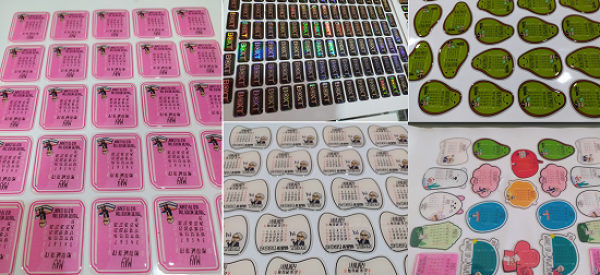 Tem nhãn mác logo nhựa dẻo phủ keo nổi thủy tinh Epoxy