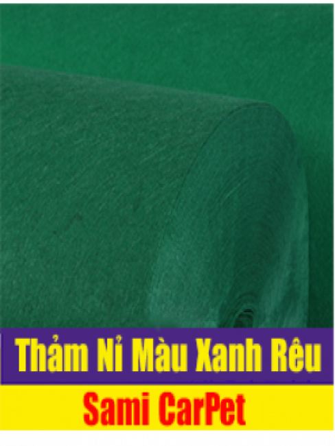 Thảm Nỉ màu xanh rêu