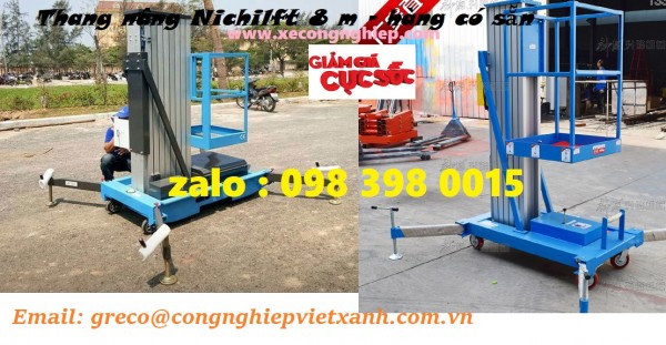Thang nâng người 8m, 9m, 10m