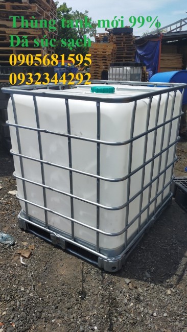 Thanh lý thùng tank 1000 lít mới 98% đã súc sạch giá rẻ 0905681595