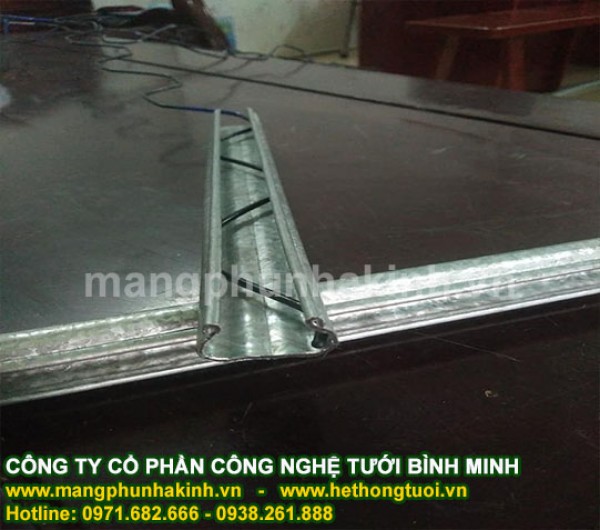 Thanh nẹp zíc zắc, thanh nẹp chữ U, thanh nẹp cài màng nhà kính, zigzag  nẹp nhà kính