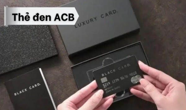 Thẻ đen ACB - Cách mở thẻ đen ACB