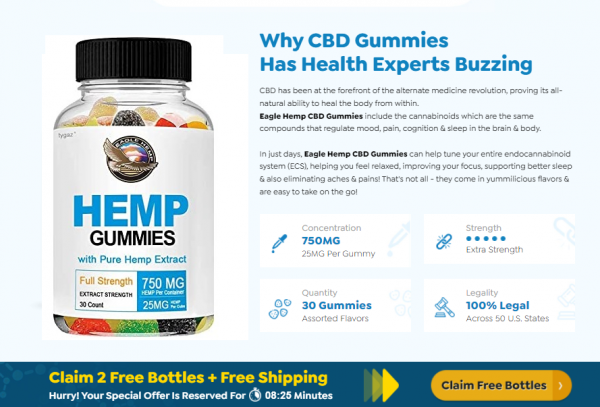 The Health Benefits & Uses Of Eagle Hemp CBD Gummies (Plus Side Effects)!
