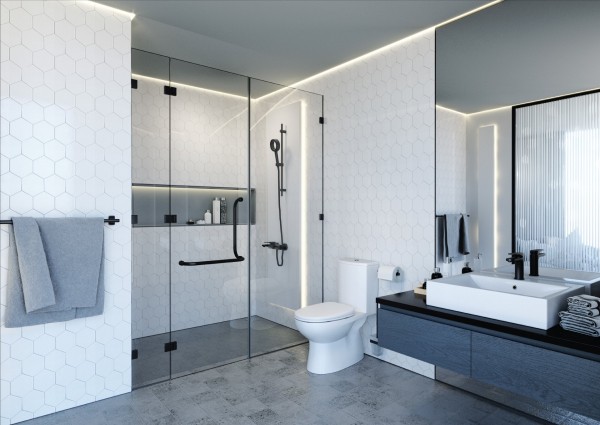 Thể hiện cá tính của phòng tắm qua những chiếc kệ xinh