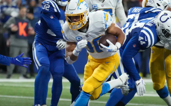 The Los Angeles Chargers tried to keep their postgame playoff