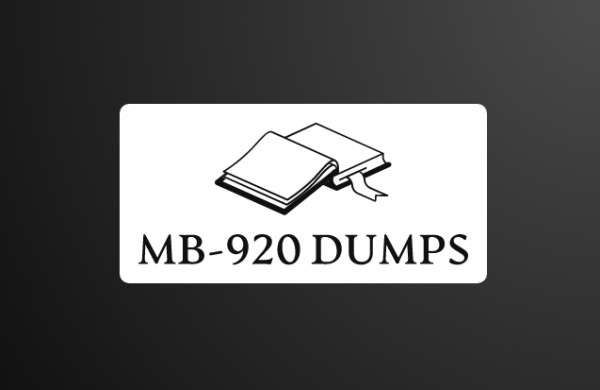 The Microsoft MB-920 dumps pdf report 