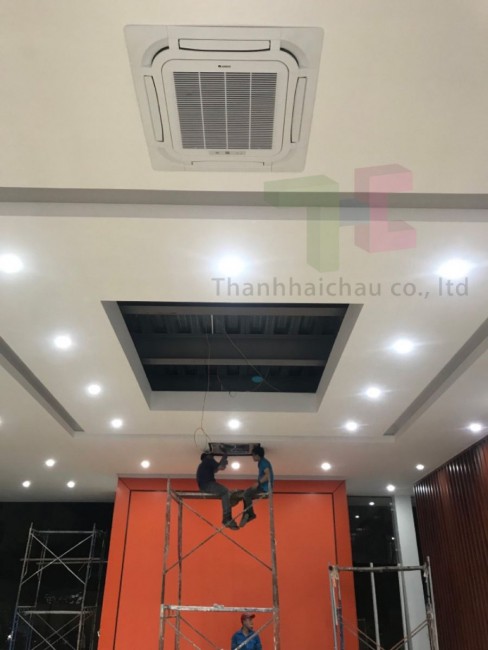 Thi công máy lạnh âm trần Gree giá tốt nhất cho khách hàng