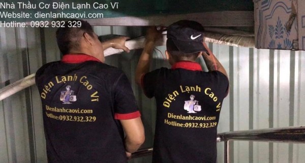 Thi công máy lạnh Tân Phú - Máy lạnh Cao Vĩ