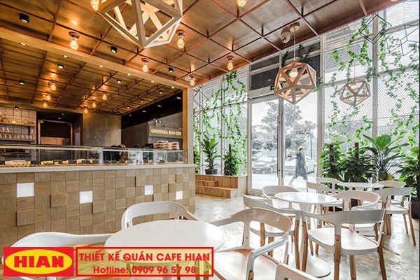 Thi công nội thất quán cafe trọn gói uy tín chất lượng