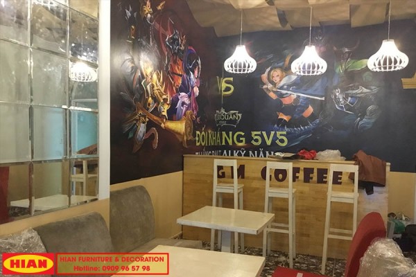 Thi công quán cafe game G-M coffee – quận phú nhuận