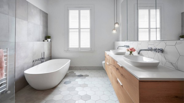 Thích mê không gian nhà tắm phong cách nội thất đương đại