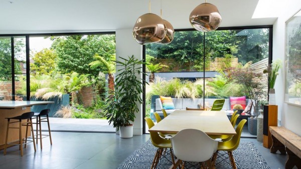 Thiết kế không gian sống xanh mát kết hợp ánh sáng tự nhiên