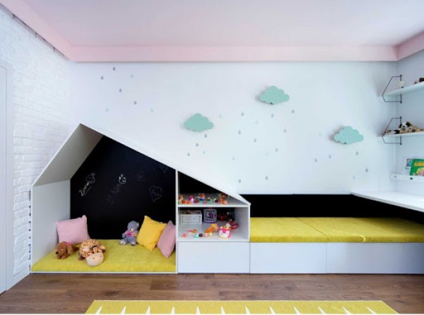 Thiết kế khu vực riêng cho trẻ trong căn hộ nhỏ