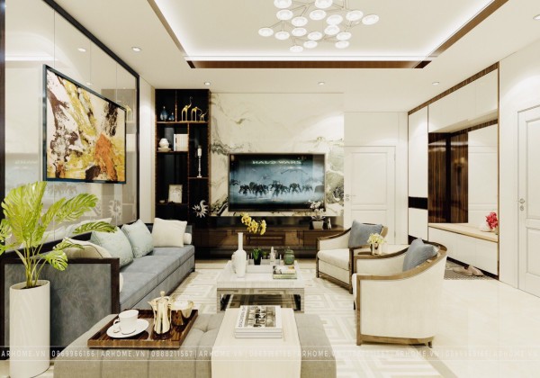 Thiết kế nội thất độc đáo tại chung cư Tecco garden