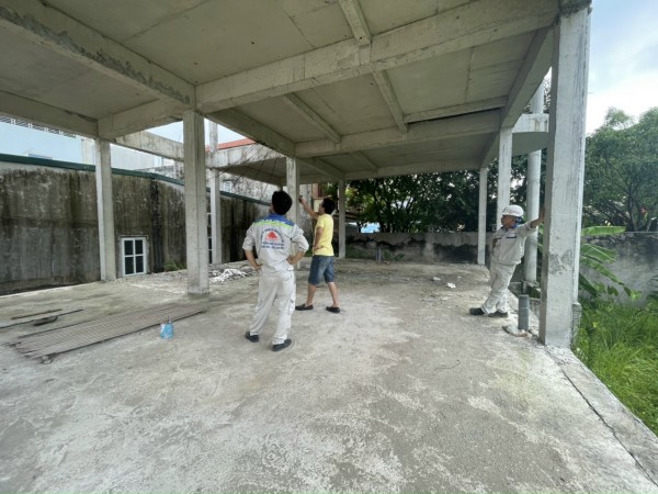 Thiết kế và thi công XD Biệt thự trọn gói của anh Hùng tại Hà Nam