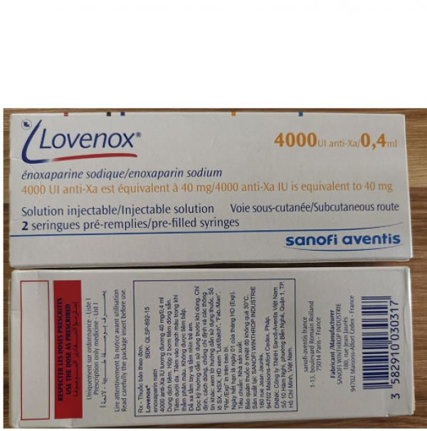 Thông tin xuất xứ thuốc Lovenox 4000