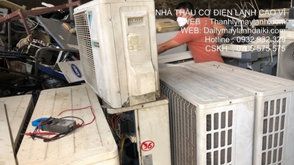 Thu máy lạnh cũ giá cao huyện Bình Chánh | 0932.932.329