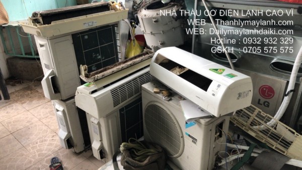Thu mua máy lạnh hư hỏng ở quận Tân Phú hcm