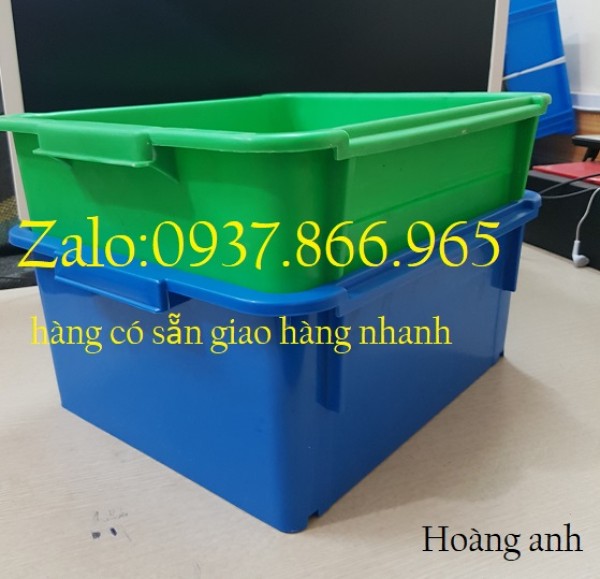 Thùng nhựa đặc dùng trong nhà máy, thùng nhựa phân loại sản phẩm, thùng nhựa b3