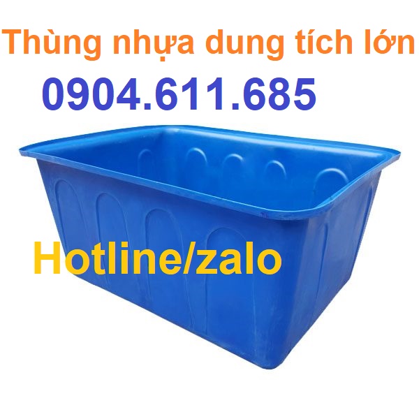 Thùng nhựa dung tích lớn, thùng nhựa nuôi cá, thùng nhựa nuôi cá koi