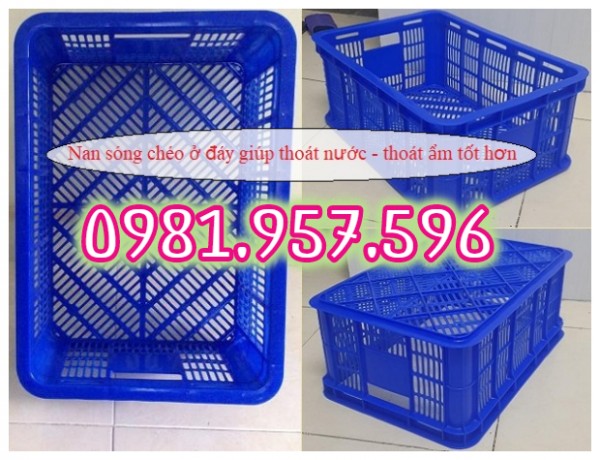 Thùng nhựa rỗng đựng linh kiện, sóng nhựa hở dựng linh kiện