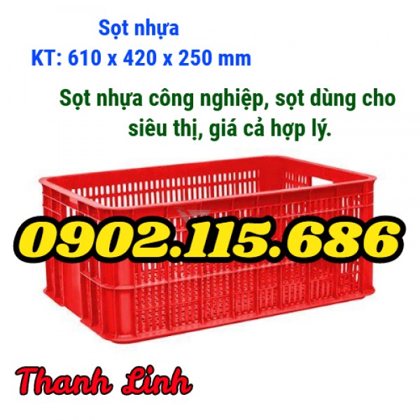 Thùng nhựa rỗng, sóng nhựa hở HS014,     
