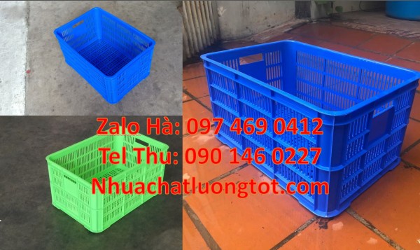 Thùng nhựa, Sóng nhựa bít 1T5, Sóng nhựa hở 3T9, Sọt Nhựa Đựng Trái Cây, Sóng hở 1T, Sóng bít 3T1