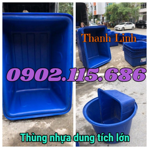 Thùng nhựa trồng sen,thùng làm mô hình aquapnic,