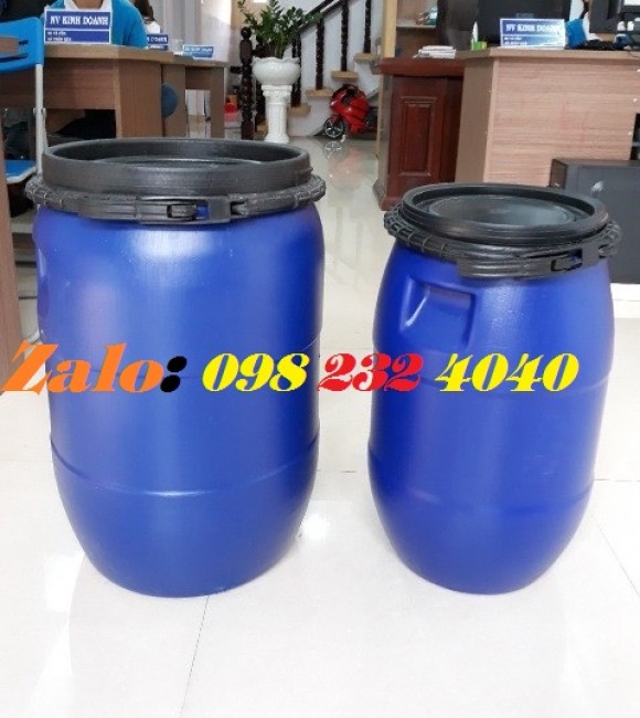 Thùng phuy 30 lít, phuy nhựa 30 lít, thùng phuy 30 lít đựng hóa chất